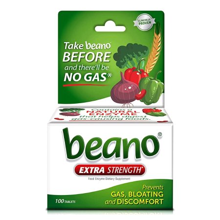 Medtech Laboratories  04203710300 Gas Relief Beano 400 GALU Strength Tablet 100 per Bottle