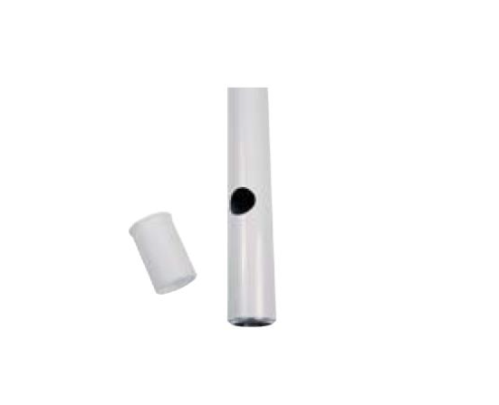 DCI Light Post 48" Long Powder Coated with Pelton & Crane Bushing White, 8482