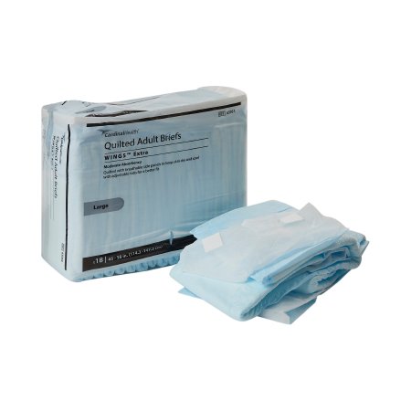 Cardinal 65034 Unisex Adult Incontinence Brief Simplicity Large Disposable Moderate Absorbency