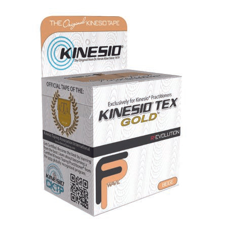 Fabrication Enterprises  24-4870 Kinesiology Tape Kinesio Tex Gold FP Beige 2 Inch X 5-1/2 Yard Cotton NonSterile