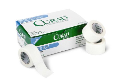 Medline  NON270001 Medical Tape Curad White 1 Inch X 10 Yard Paper NonSterile