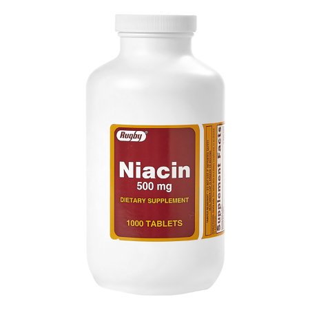 Major Pharmaceuticals  00904227260 Dietary Supplement Major Niacin 500 mg Strength Tablet 100 per Bottle