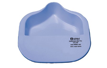 Alimed  2970008771 Conventional Bedpan Alimed Lower Profile Blue 2 Quart / 1893 mL