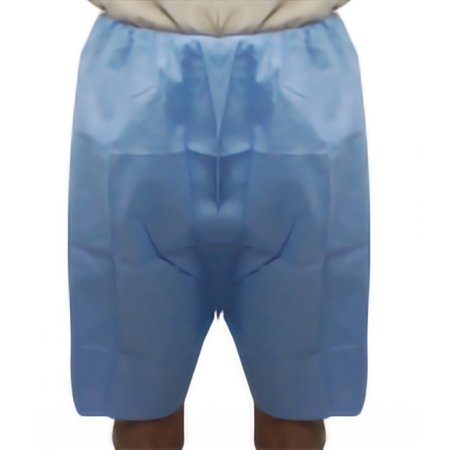 HPK Industries 7555 2XL Exam Shorts 2X-Large Blue SMS Adult Disposable