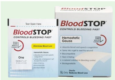 Lifescience PLUS  BS-09 Hemostatic Dressing BloodSTOP 1 X 1 Inch 1 per Pack Sterile