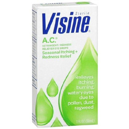 J & J Sales  74300000401 Irritated Eye Relief Visine AC 0.5 oz. Eye Drops