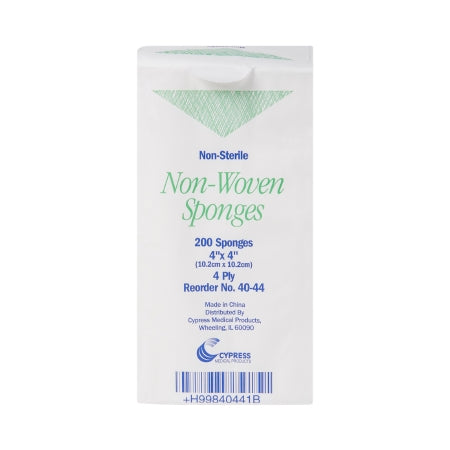 McKesson Medical Surgical  40-44 Nonwoven Sponge McKesson 4 X 4 Inch 200 per Pack NonSterile 4-Ply Square