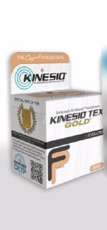 Patterson Medical Supply  081605146 Kinesiology Tape Kinesio Tex Gold FP Beige 2 Inch X 34 Yard Cotton NonSterile