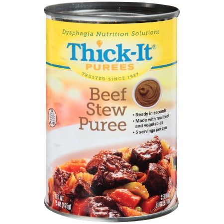 Kent Precision Foods H308-F8800 Thickened Food Thick-It 15 oz. Can Beef Stew Flavor Puree IDDSI Level 4 Extremely Thick/Pureed