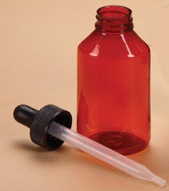 Health Care Logistics  10080 Dropper Bottle 2 oz. Amber