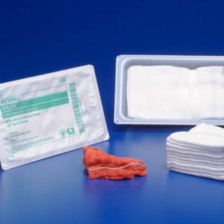 Cardinal  7318 Gauze Sponge Visitec 4 X 8 Inch 10 per Tray Sterile 12-Ply Rectangle