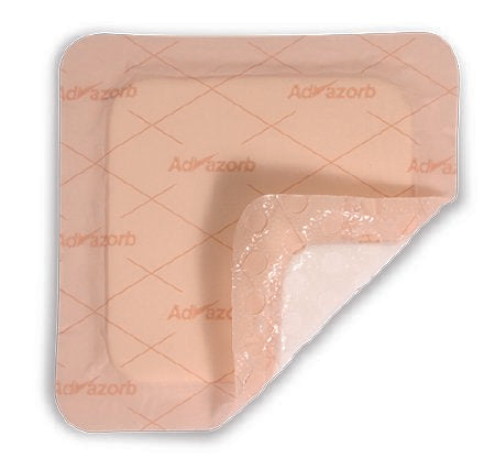 Mediusa  CR4192 Foam Dressing Advazorb Border 5 X 5 Inch With Border Waterproof Backing Silicone Face and Border Square Sterile