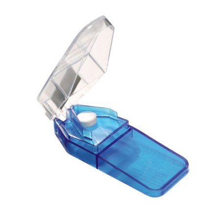 Apothecary Products  02571567015 Pill Cutter Hand Operated Blue / White