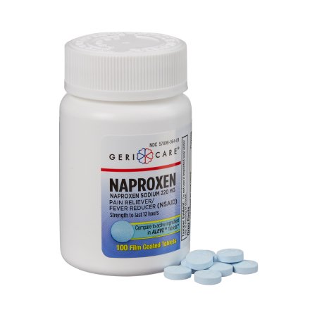 Geri-Care  951-01-HST Pain Relief McKesson Brand 220 mg Strength Naproxen Sodium Tablet 100 per Bottle