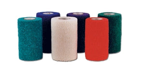 Andover Coated Products  5150RB-048 Cohesive Bandage CoFlex NL 1-1/2 Inch X 5 Yard Self-Adherent Closure Teal / Blue / White / Purple / Red / Green NonSterile 12 lbs. Tensile Strength