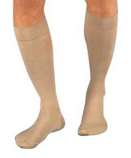 BSN Medical 114634 Compression Stocking JOBST Relief Knee High X-Large / Full Calf Beige Closed Toe