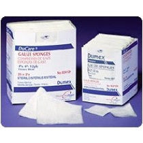 Gentell  84122 Nonwoven Sponge Dusoft 2 X 2 Inch 2 per Pack Sterile 4-Ply Square