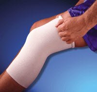 BSN Medical  7583 Elastic Tubular Support Bandage Tensogrip 3-1/2 Inch X 11 Yard Small Thigh / Medium Knee / Large Ankle Pull On White NonSterile Size E Standard Compression