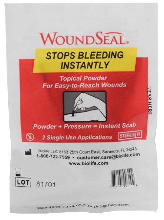 Medique Products  2332 Hemostatic Agent Wound Seal 2 per Pack Sterile