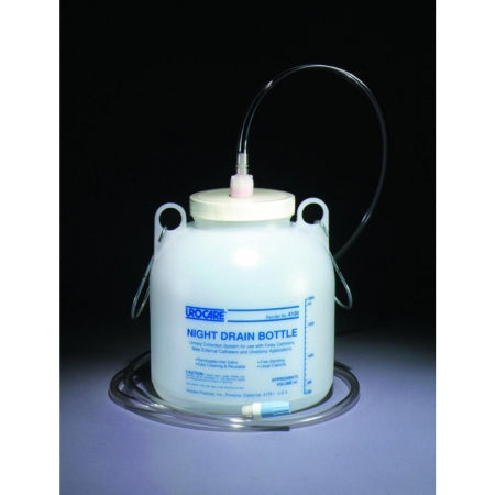 Urocare Products  4100 Urinary Night Drainage System Urocare Anti-Reflux Valve NonSterile 2000 mL High-Density Polyethylene (HDPE)