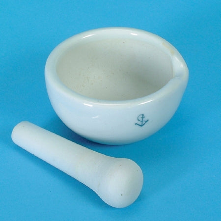 Health Care Logistics  14074 Mortar and Pestle Hand Operated White