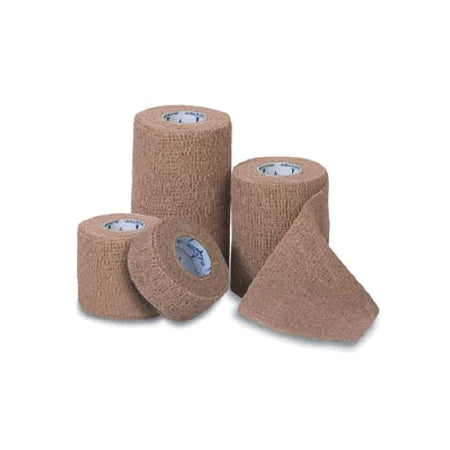 Andover Coated Products  7400S-018 Cohesive Bandage Co-Flex·Med 4 Inch X 5 Yard Self-Adherent Closure Tan Sterile 16 lbs. Tensile Strength