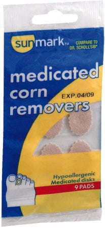 McKesson Brand 01093904333 Corn Remover sunmark Medicated Disc 9 per Pack