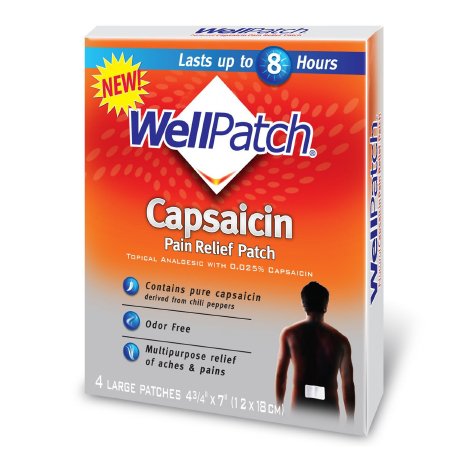 DOT Foods - Kraft Foods Inc  31074209843 Topical Pain Relief WellPatch Warming Activated Carbon / Iron Powder / Vermiculite / Potassium Chloride Patch 4 per Box