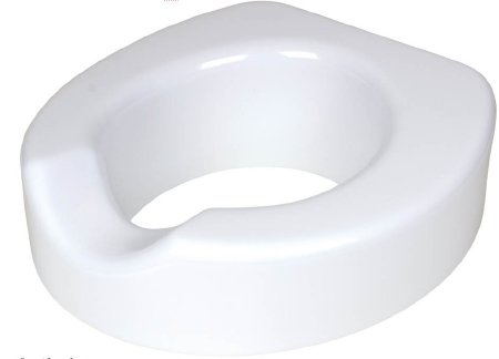 Apex-Carex  FGB32000 0000 Raised Toilet Seat Quick-Lock 4 Inch Height White 300 lbs. Weight Capacity