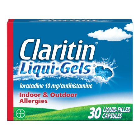 MSD Consumer Care  11523720006 Allergy Relief Claritin Liquigels 10 mg Strength Tablet 30 per Box