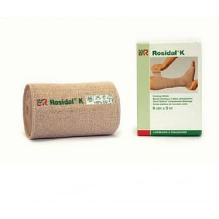 Patterson Medical Supply  081515154 Compression Bandage Rosidal K 4 Inch X 5-1/2 Yard Clip Detached Closure Tan NonSterile High Compression