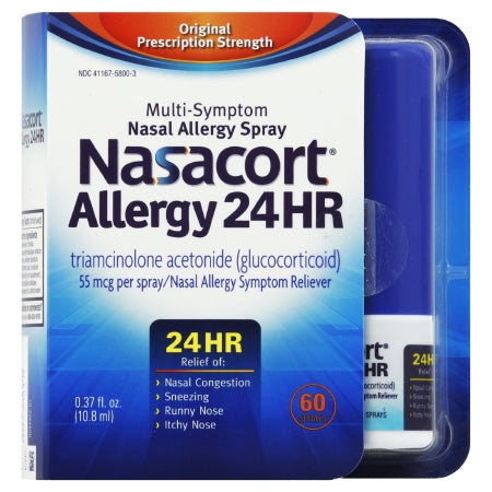 Chattem  41167058003 Allergy Relief Nasacort Allergy 24 Hr 55 mcg Strength Nasal Spray 60 Spray