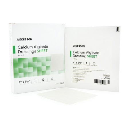 McKesson Brand 3562 Alginate Dressing McKesson 4 X 4-3/4 Inch Rectangle