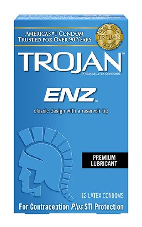 Total Access Group  TJ-E-0-3709 Condom Trojan-Enz Lubricated One Size Fits Most 1,000 per Case