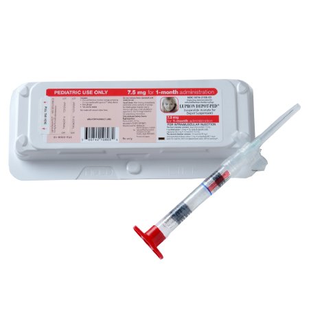 AbbVie Inc  00074210803 Lupron Depot-Ped Leuprolide Acetate 7.5 mg Injection Prefilled Syringe 1 Kit