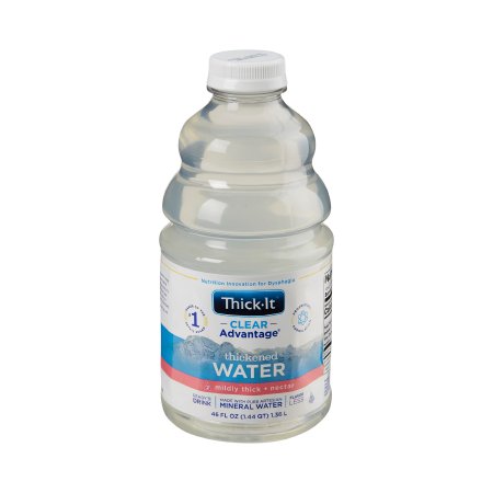 Kent Precision Foods B480-A7044 Thickened Water Thick-It Clear Advantage 46 oz. Bottle Unflavored Liquid IDDSI Level 2 Mildly Thick