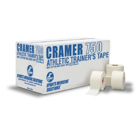 Patterson Medical Supply  280750 Athletic Tape Cramer 750 White 1-1/2 Inch X 15 Yard Cotton / Zinc Oxide NonSterile