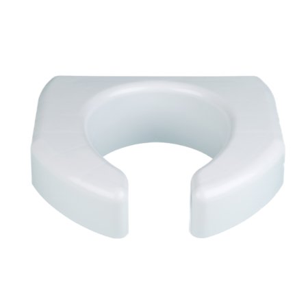 Maddak  725790000 Raised Toilet Seat Ableware Basic 3 Inch Height White 350 lbs. Weight Capacity