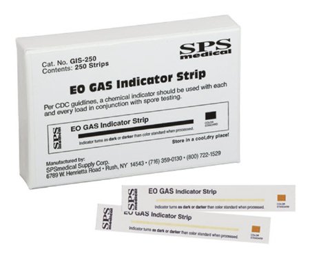 SPS Medical Supply  GIS-250 SPSmedical Sterilization Chemical Indicator Strip EO Gas 4 Inch