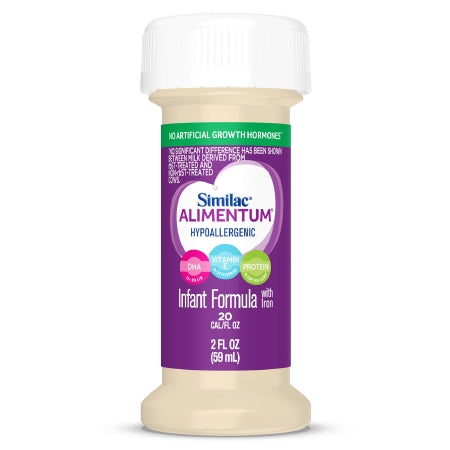 Abbott Nutrition 59738 Infant Formula Similac Alimentum 2 oz. Bottle Liquid Food Allergies