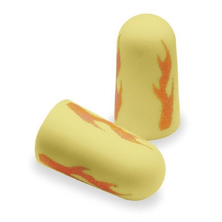 Grainger 3GY48 Ear Plugs 3M E-A-Rsoft Yellow Neon Blasts Cordless One Size Fits Most Orange