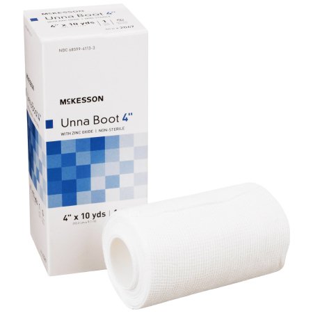 McKesson Brand 2067S Unna Boot McKesson 4 Inch X 10 Yard Cotton Zinc Oxide NonSterile