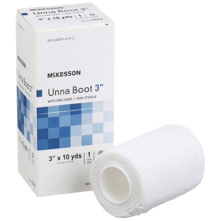 McKesson Brand 2066 Unna Boot McKesson 3 Inch X 10 Yard Cotton Zinc Oxide NonSterile