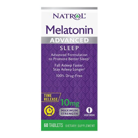 Natrol Inc  04746905964 Natural Sleep Aid Natrol 60 per Bottle Tablet 10 mg Strength