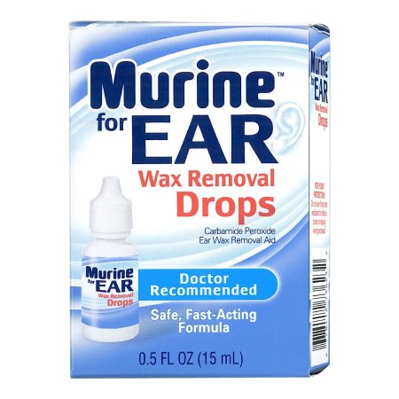 Medtek  00074736203 Ear Wax Remover Murine 0.5 oz. Otic Drops 6.5% Strength Carbamide Peroxide