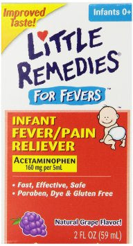 Med-Tech Products  56184010176 Children's Pain Relief Little Remedies 160 mg / 5 mL Strength Acetaminophen Oral Suspension 2 oz.