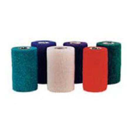 Andover Coated Products  5300RB-024 Cohesive Bandage CoFlex NL 3 Inch X 5 Yard Self-Adherent Closure Teal / Blue / White / Purple / Red / Green NonSterile 12 lbs. Tensile Strength