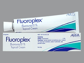 Mylan Pharmaceuticals  16110081230 Fluoroplex Fluorouracil 1% Cream Tube 30 Gram