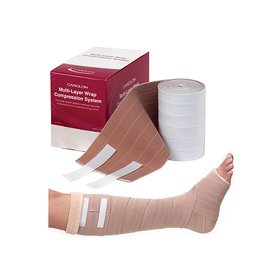 Carolon Company  1030 2 Layer Compression Bandage System Carolon 4 X 96 Inch Tape Closure / Pull On Tan NonSterile Large Standard Compression