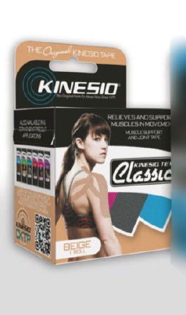 Patterson Medical Supply  081619261 Kinesiology Tape Kinesio Tex Classic Beige 2 Inch X 34 Yard Cotton NonSterile